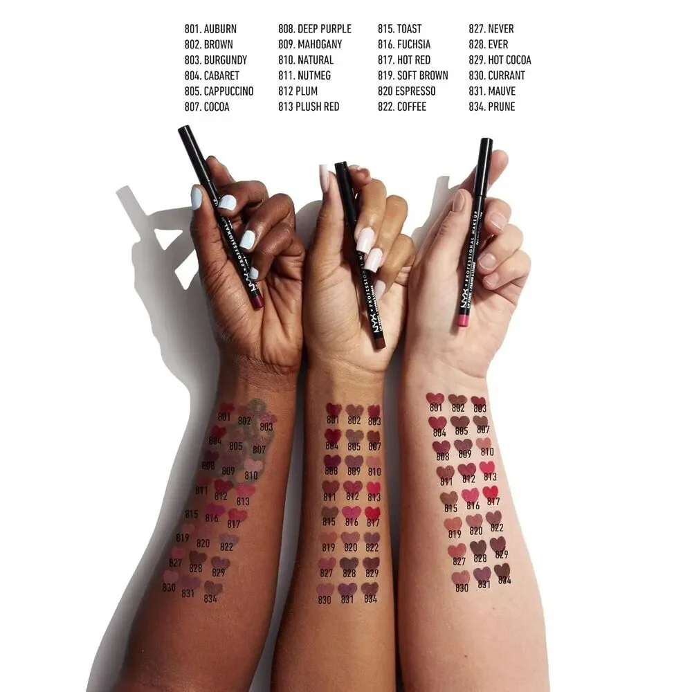 NYX Professional Makeup Slim Lip Pencil Creamy Lip Liner Peakaboo Neutral 1ct